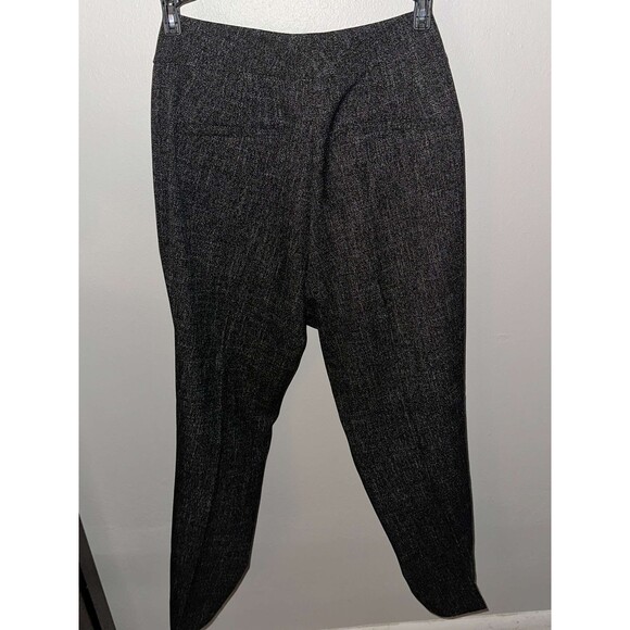 Ann Taylor Factory Women's Dress Pants Size 8 Black White Houndstooth Straight - Picture 2 of 3